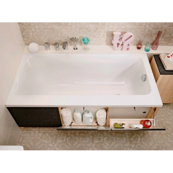 Akrilo vonia Cersanit Smart, 170x80 cm dešininė