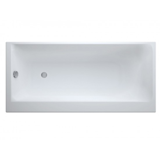 Akrilo vonia Cersanit Smart, 170x80 cm dešininė