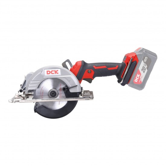 Akumuliatorinis bešepetėlinis diskinis pjūklas 125mm, 20V, KDMY125Z, DCK (be baterijos ir įkroviklio)