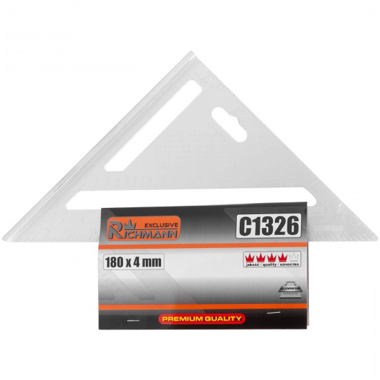 Aliuminis mat. trikampis 180 x 4 mm Aliuminis mat. trikampis 180 x 4 mm