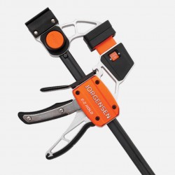 Aliuminis spaustuvas MEDIUM DUTY su jėgos matuokliu 150 mm, JORGENSEN