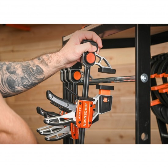 Aliuminis spaustuvas MEDIUM DUTY su jėgos matuokliu 450 mm., JORGENSEN Aliuminis spaustuvas MEDIUM DUTY su jėgos matuokliu 450 mm., JORGENSEN