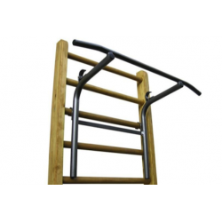 Ant sienelės pakabinamas skersinis + lygiagretės SANRO 2in1 Baltas, iki 150kg