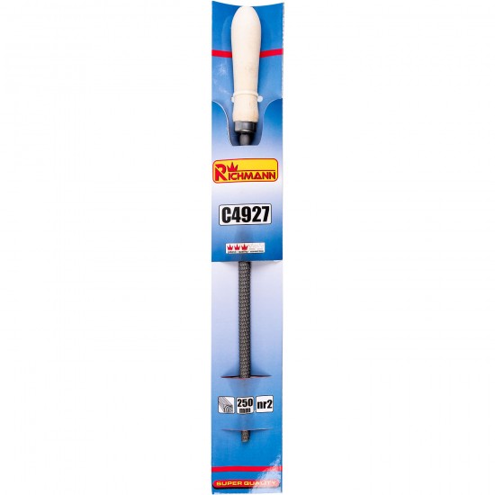 Apvali dildė medienai 250mm