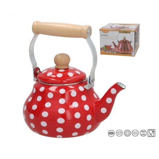 Arbatinukas emaliuotas indukcinis 1.5L JAEN Arbatinukas emaliuotas indukcinis 1.5L JAEN