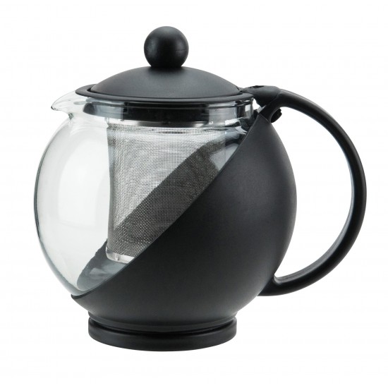 Arbatinukas stikl. 1.25L su met. sieteliu 57544