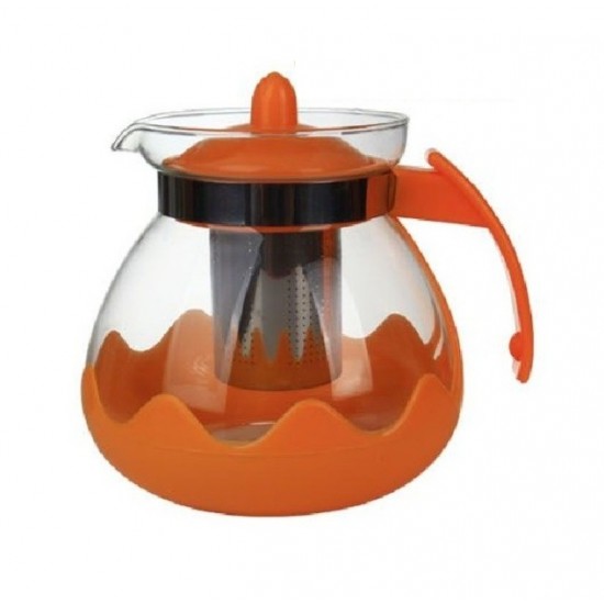 Arbatinukas stikl. 1.5L su met. sieteliu 57629