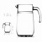 Ąsotis stikl. 1.3L 13960