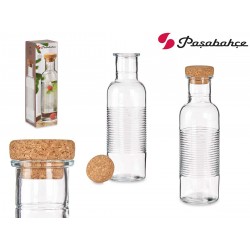 Butelis stikl. 1.0L su kamščiu 79883