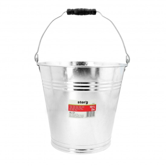 Cinkuotas metalinis kibiras, 10l Cinkuotas metalinis kibiras, 10l