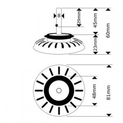 Dangtelis ventiliui Franke, rankinis, nerūdijančio plieno plautuvėms