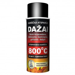 Dažai atsparūs karščiui 910 juoda (400ml)