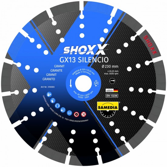 Deim. diskas Silencio GX 13 350x30/25,4 mm. Deim. diskas Silencio GX 13 350x30/25,4 mm.