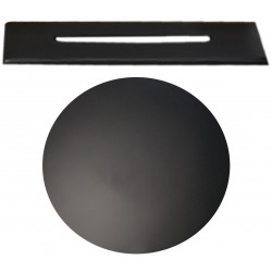 Detalė vonios sifono apdailos Mat black