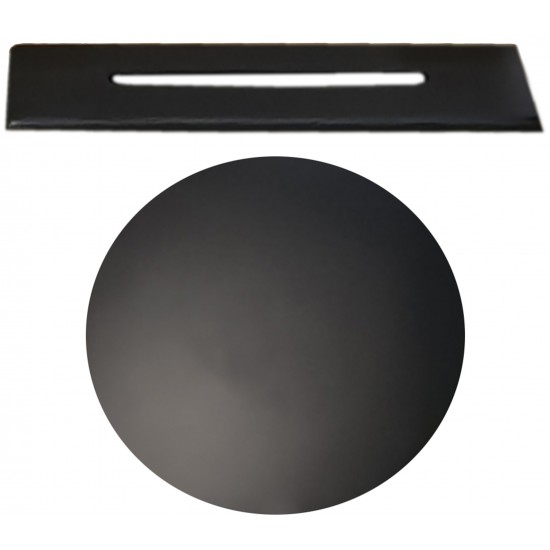 Detalė vonios sifono apdailos Mat black
