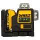 DeWALT DCE089D1G linijinis lazeris, 3D, žalias DeWALT DCE089D1G linijinis lazeris, 3D, žalias