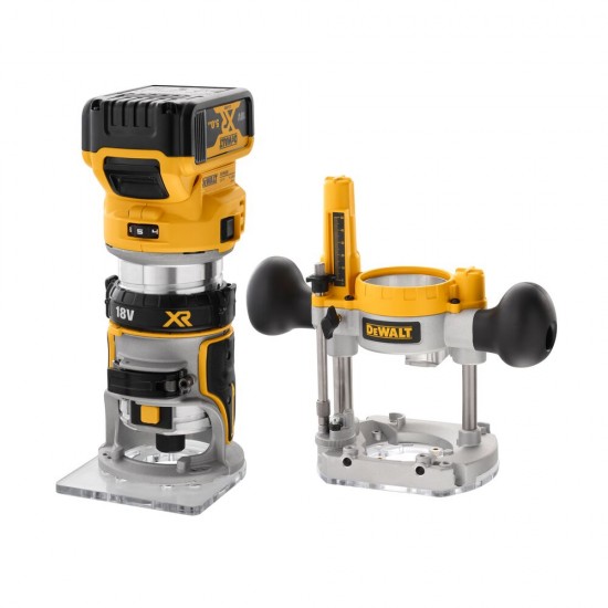 DeWALT DCW604P2 akumuliatorinis frezuoklis DeWALT DCW604P2 akumuliatorinis frezuoklis