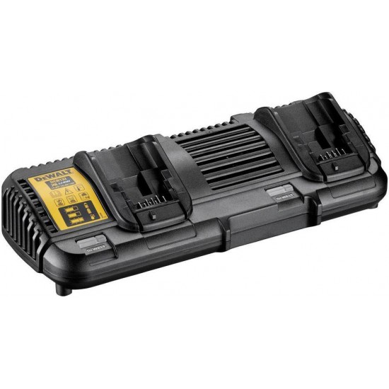 Dewalt dvigubas baterijų kroviklis 18V
