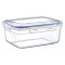 Dėžutė maistui plast. hermetinė 0.8L 15*11*7cm DEM