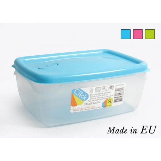 Dėžutė maistui plast. hermetinė 5.0L C754H05