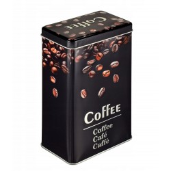 Dėžutė met. stačiakampė 16*9.5*6cm 800ml Coffee