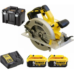 Diskinis pjūklas DeWalt DCS570P2; 18V 2x5Ah