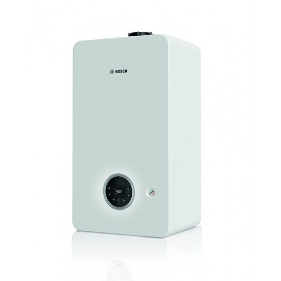 Dujinis kondensacinis katilas Bosch Condens, GC 2300iW, 24/25C, momentinis vandens ruošimas, baltas