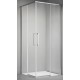Dušo kabina ELEGANCE 100x100 chrom/skaidri be pado