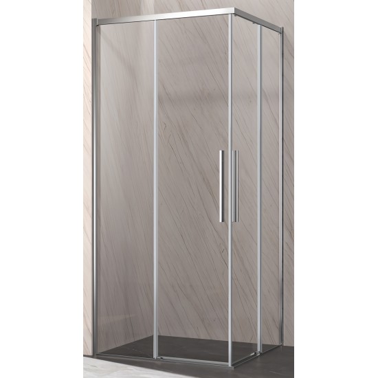 Dušo kabina NY1142B-6 100x100 skaidri be pado