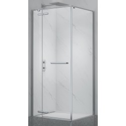 Dušo kabina PRESTIGE 90x90 chrom/skaidri be pado