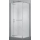 Dušo kabina PRESTIGE 90x90 chrom/skaidri be pado