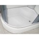 Dušo kabina R8106 dešinė grey/white Dušo kabina R8106 dešinė grey/white