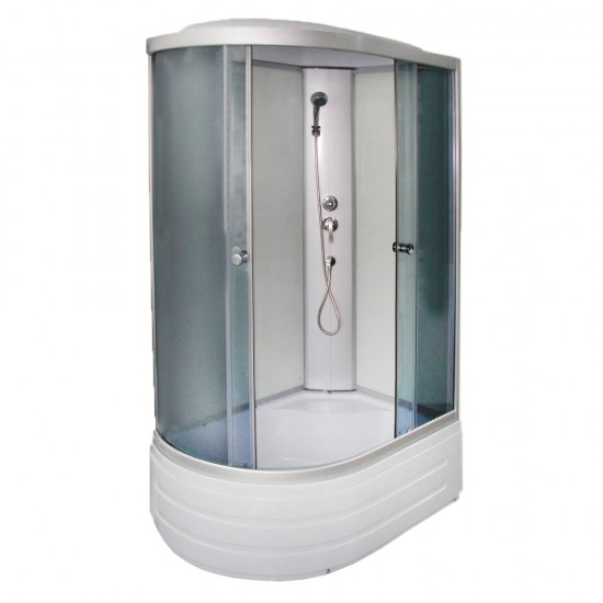 Dušo kabina R8106 dešinė grey/white Dušo kabina R8106 dešinė grey/white