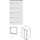 Dušo kabina Ravak Matrix, MSDPS-120/80, R blizgi+Transparent
