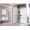 Dušo kabina Ravak Walk-In Wall, 60x80-120 Walk-In Wall Set 60,  juoda+stiklas Transparent