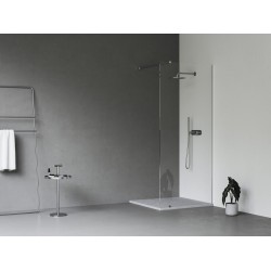 Dušo kabina Ravak Walk-In Wall, 80x80-120 Walk-In Wall Set 80, chromas+stiklas Transparent