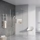 Dušo kabina Ravak Walk-In Wall, 80x80-120 Walk-In Wall Set 80, chromas+stiklas Transparent