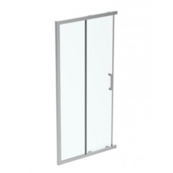 Dušo sienelė IDEAL STANDARD, Connect 2 (1000x1950) cm, profilis aliuminis, stiklas skaidrus