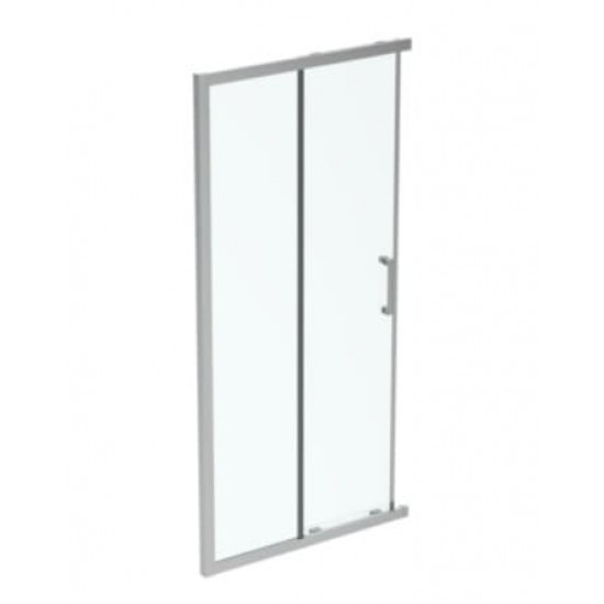 Dušo sienelė IDEAL STANDARD, Connect 2 (1000x1950) cm, profilis aliuminis, stiklas skaidrus