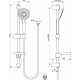 Dušo stovas Ideal Standard IdealRain, Evo Round, 600 mm, galvutė 110 mm, su lentynėle