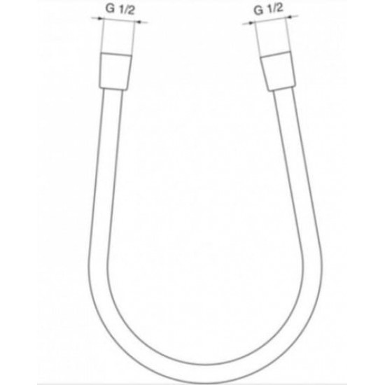 Dušo žarna IDEAL STANDARD IdealFlex, 1750 mm, Magnetic Grey sp.
