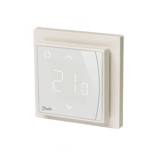 Elektra šildomų grindų termostatas Danfoss ECTemp, Smart, programuojamas, baltas