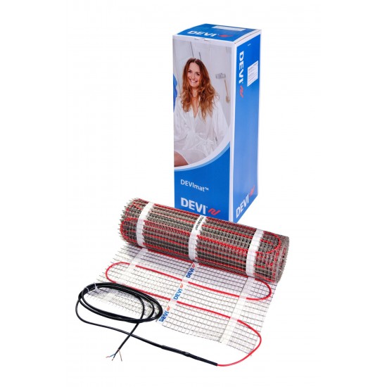 Elektrinio šildymo kilimėlis Devi, DEVIcomfort DTIR-150, 0.5x18 m (9 m2) 1350W