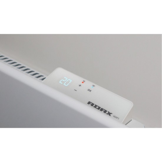 Elektrinis radiatorius Adax Neo Wi-Fi H, baltas, 20 KWT (2000 W) Elektrinis radiatorius Adax Neo Wi-Fi H, baltas, 20 KWT (2000 W)