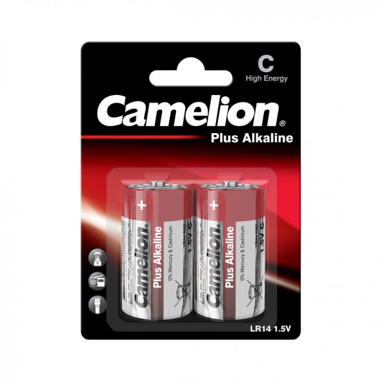 Elementai alkaline, C, LR14-BP2, CAMELION, 2 vnt. Elementai alkaline, C, LR14-BP2, CAMELION, 2 vnt.