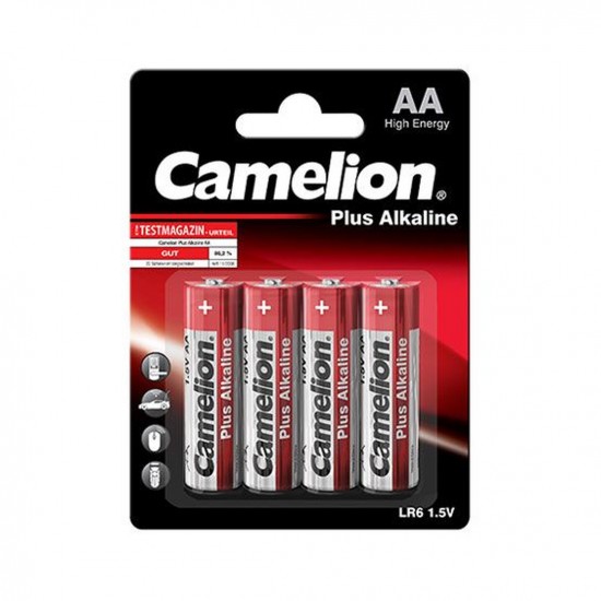 Elementai alkaline, LR06-BP4, AA, CAMELION, 4 vnt. Elementai alkaline, LR06-BP4, AA, CAMELION, 4 vnt.