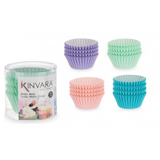 Formelės keksiukams pop. 6cm 100vnt Formelės keksiukams pop. 6cm 100vnt