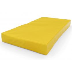 Gimnastikos čiužinys SANRO 100x50x10 cm geltonas