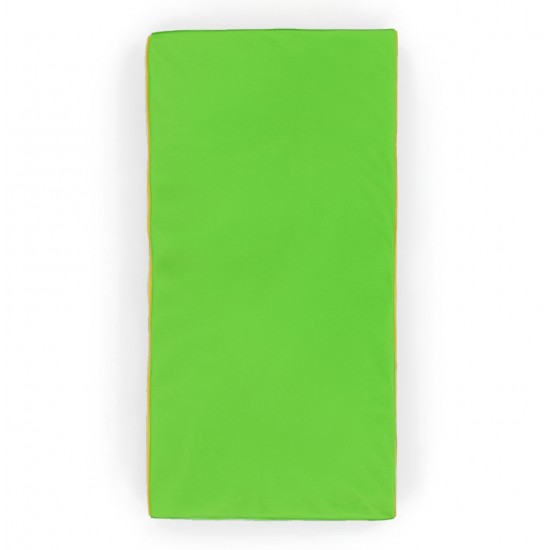 Gimnastikos čiužinys SANRO 100x50x10 cm žaliai-geltonas