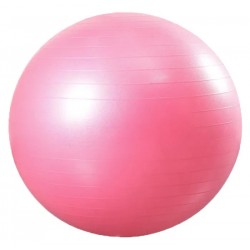 Gimnastikos kamuolys SANRO 65cm Rožinis su pompa